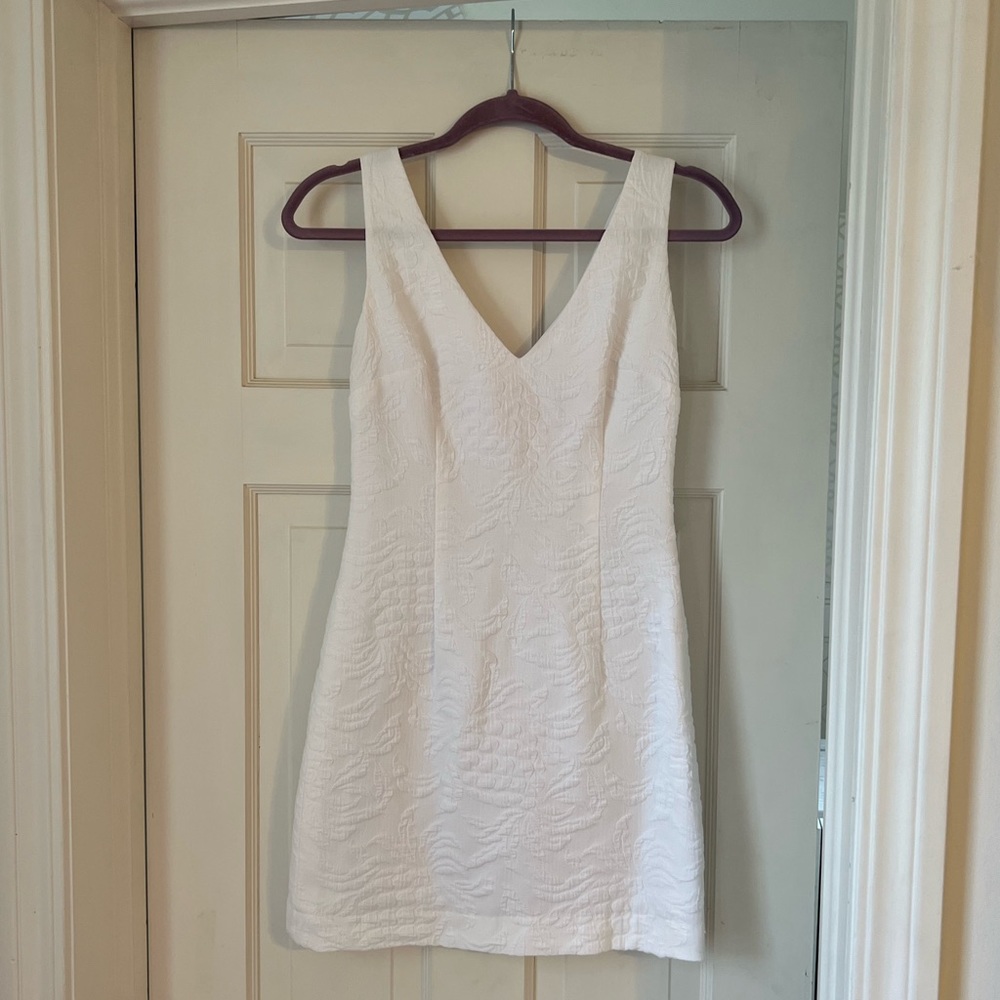 Lilly Pulitzer white pineapple print tank dress